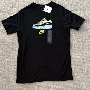 NWT Nike Black T-Shirt with Sneaker Graphic